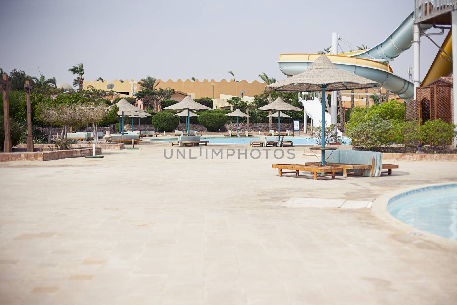 Aquapark at popular hotel Egypt by Vanzyst