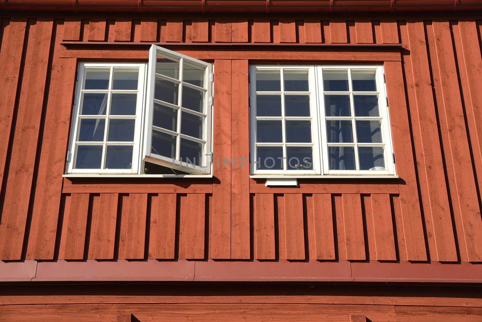 Traditional Swedish wooden facade by a40757