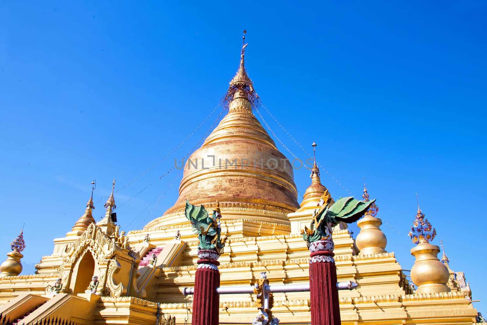 Kuthodaw Temple in Mandalay, Myanmar