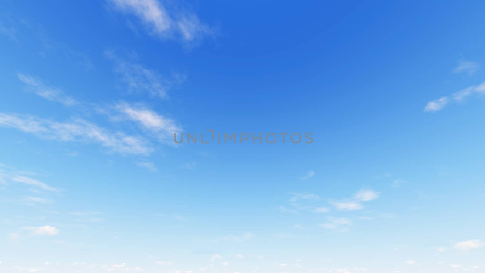 Cloudy blue sky abstract background, blue sky background with tiny clouds, 3d rendering

