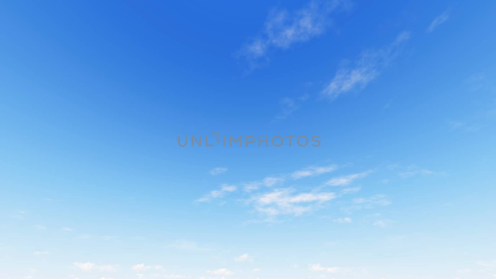 Cloudy blue sky abstract background, blue sky background with tiny clouds, 3d rendering

