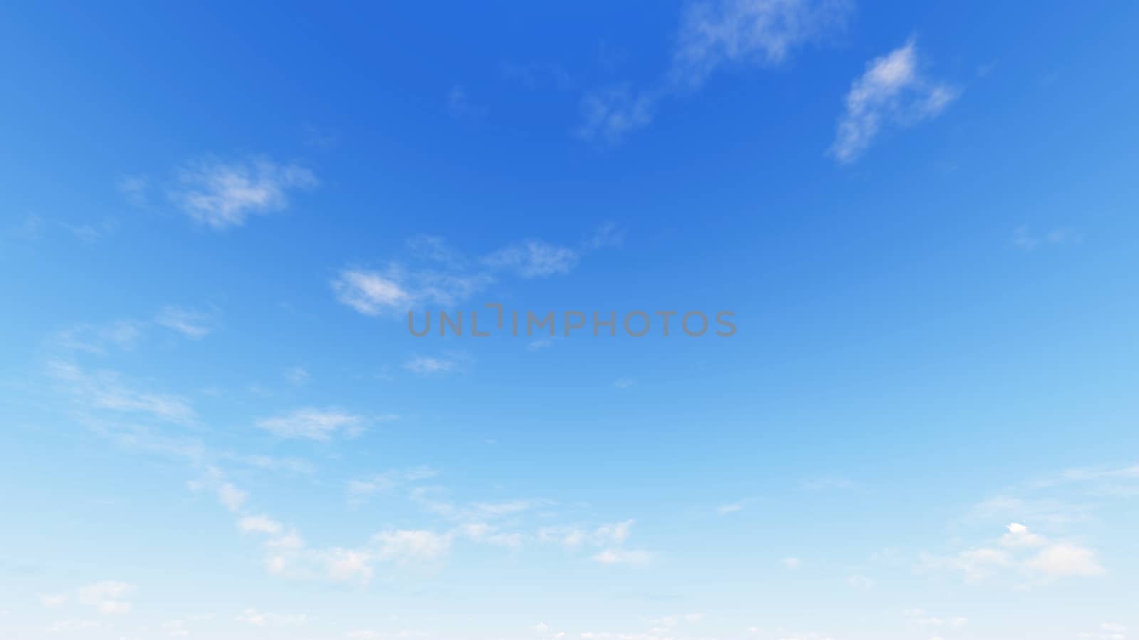 Cloudy blue sky abstract background, blue sky background with tiny clouds, 3d rendering

