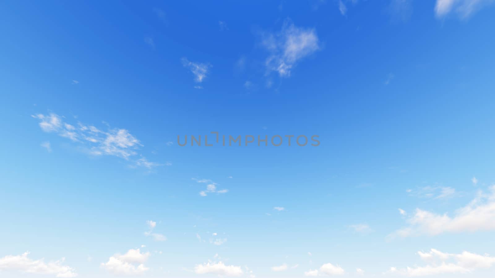 Cloudy blue sky abstract background, blue sky background with tiny clouds, 3d rendering

