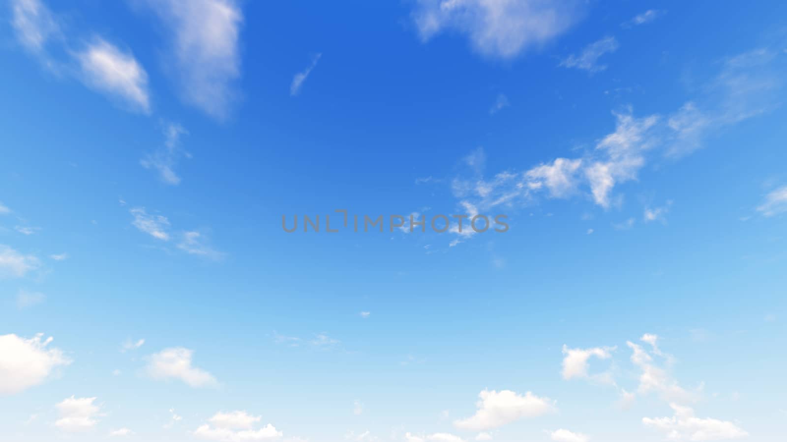 Cloudy blue sky abstract background, blue sky background with tiny clouds, 3d rendering

