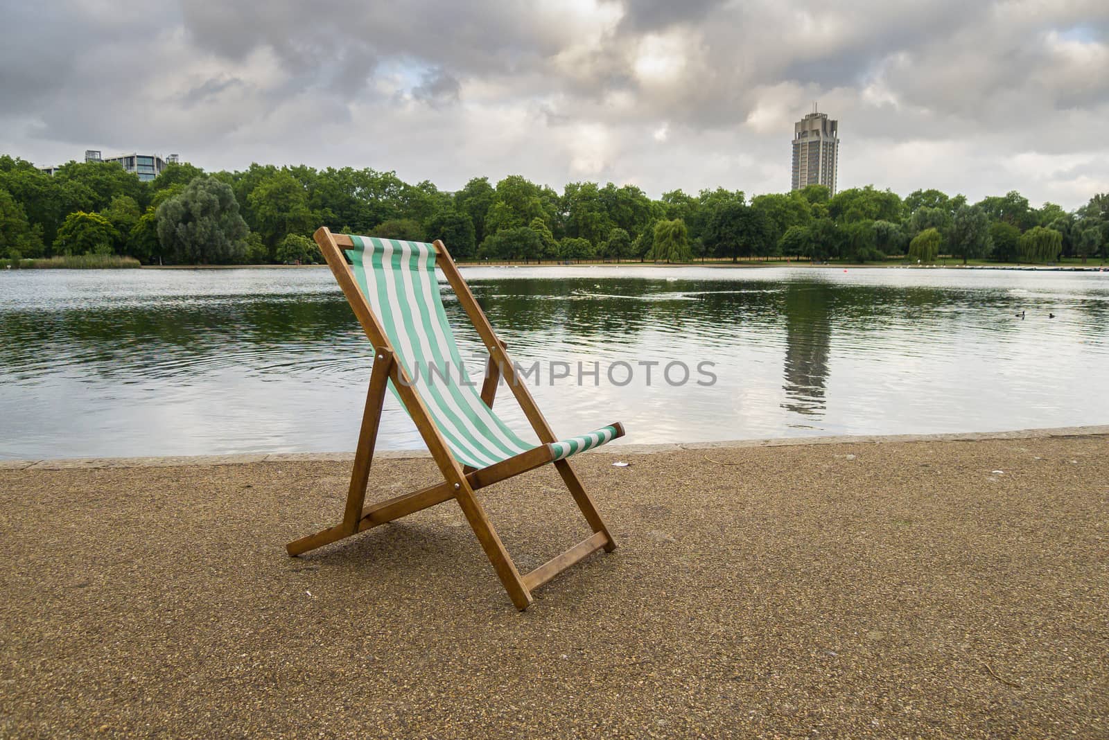 Deck Chair by the Serpentine by chrisukphoto