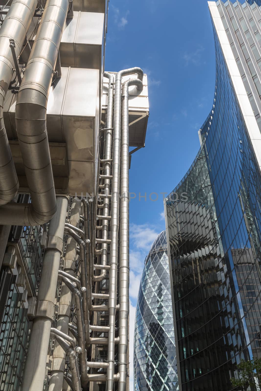 Business and Financial District of London - Insurance and Finance
