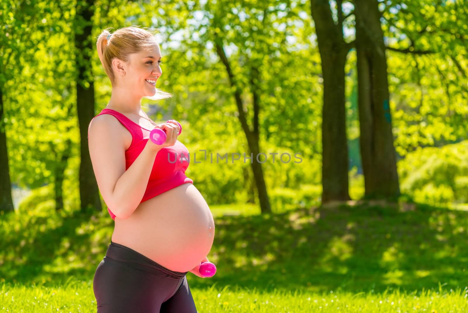 playing sports during pregnancy in the fresh air is good for health