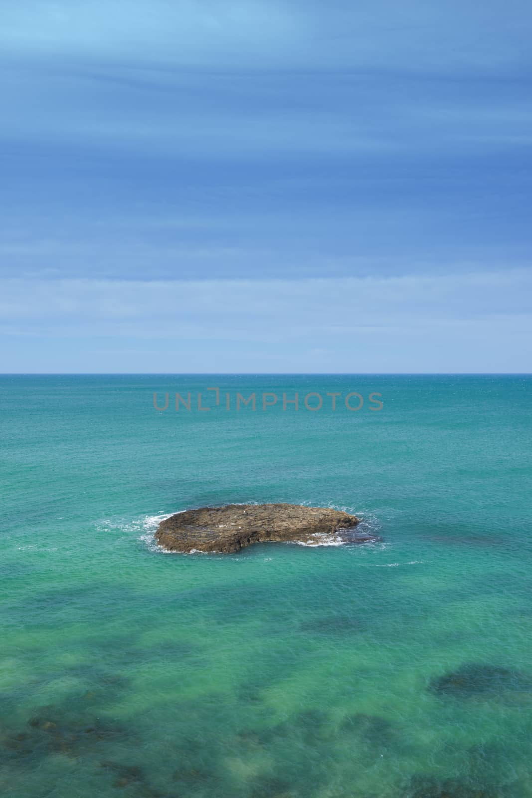 Beautiful seascape of Split Point beach during the day