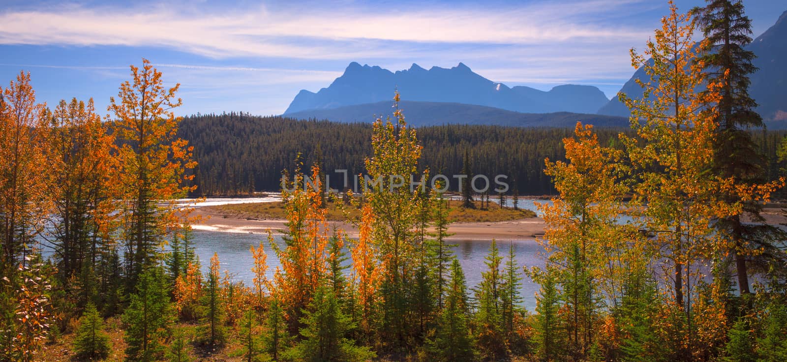 Bow River Panorama by adonis_abril