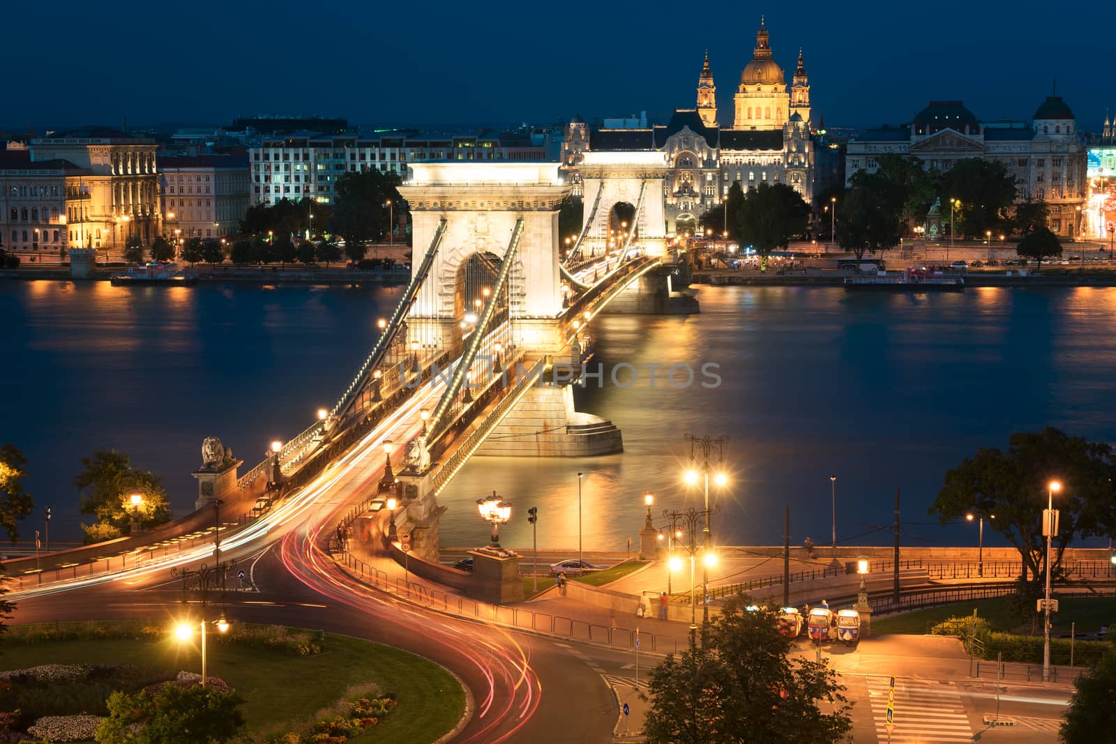 Szechenyi Chain Bridge in Budapest Hungary by adonis_abril