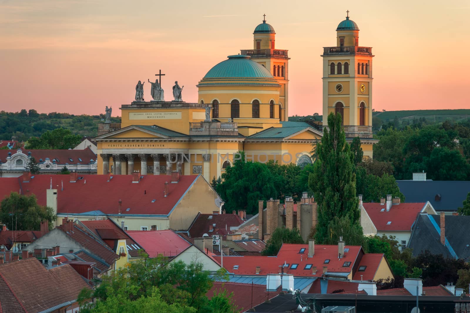 Eger Hungary, one of the largest cities in Hungary. It's famous for producing wine.