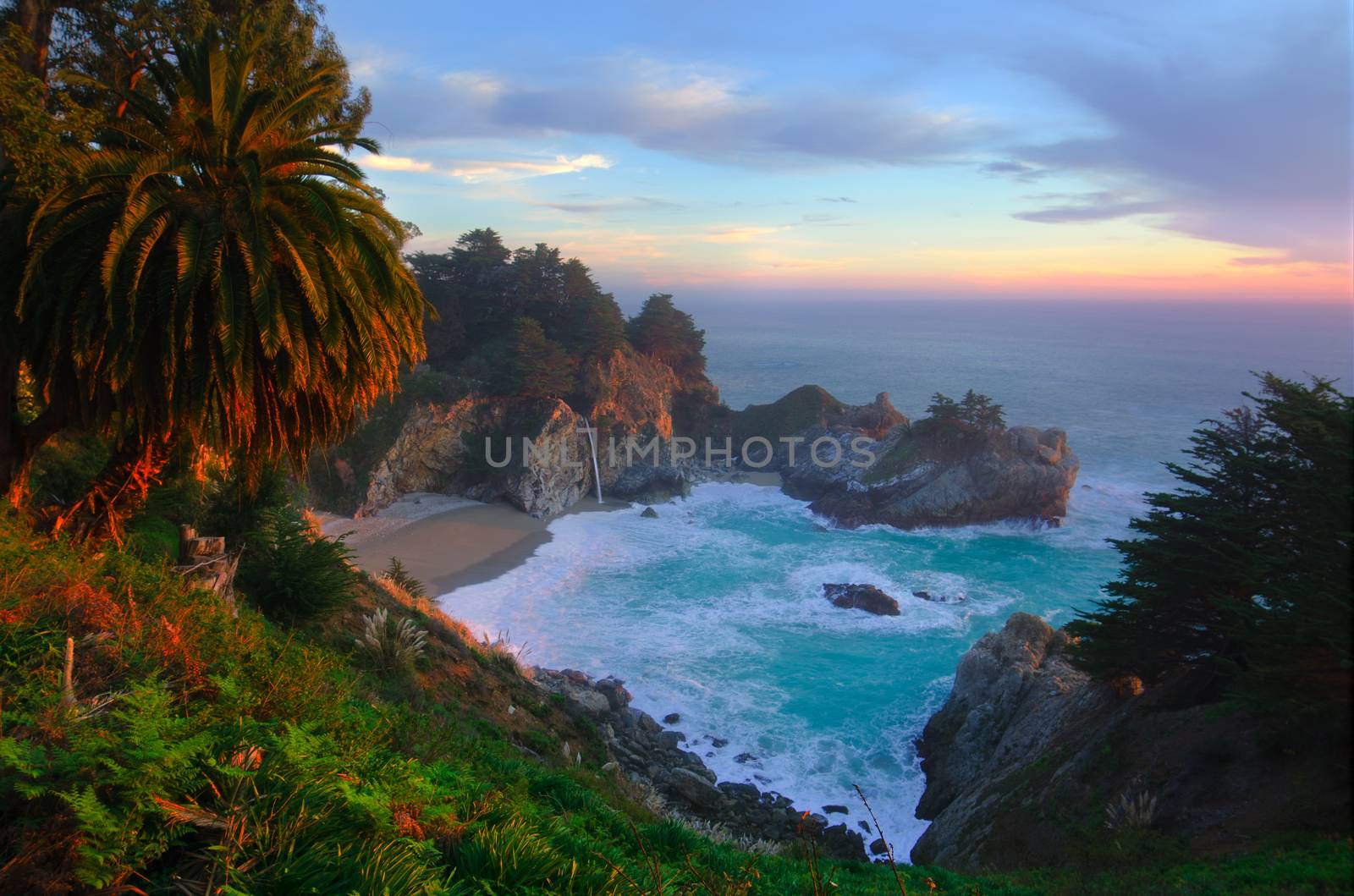 The Pacific Coast is a stretch of coastal highway in Calfornia.