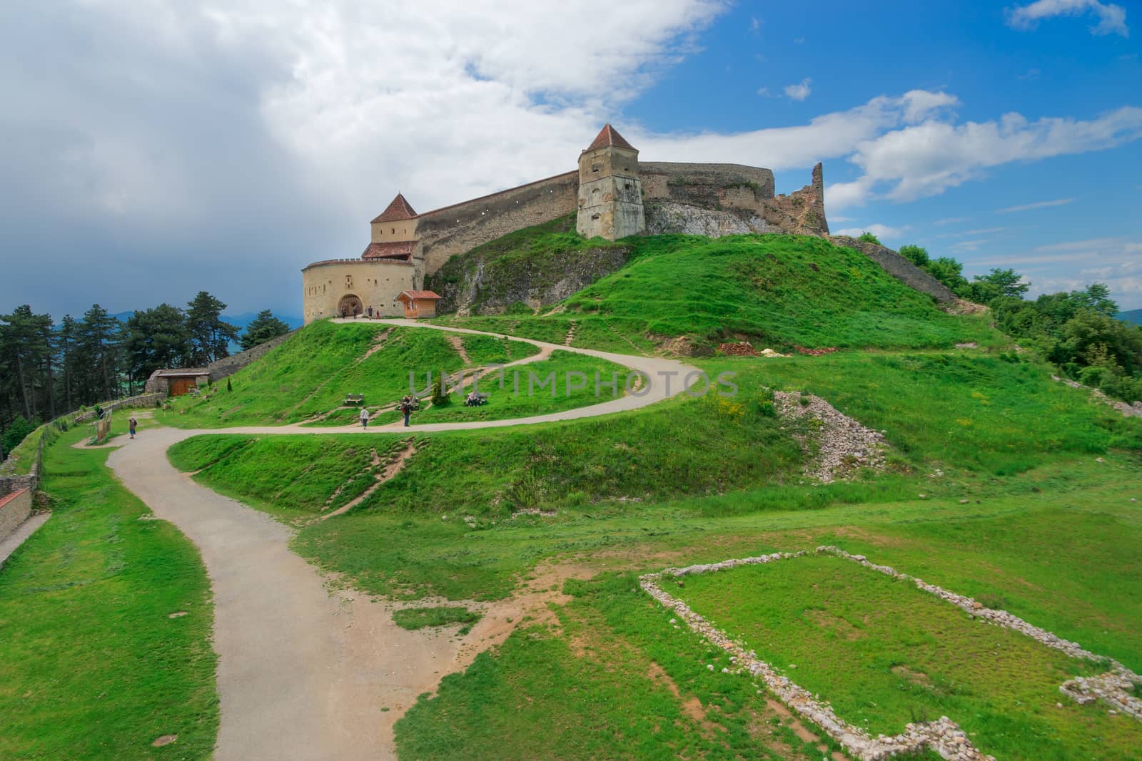 Historic and Medieval Fortress of Rasnov by adonis_abril