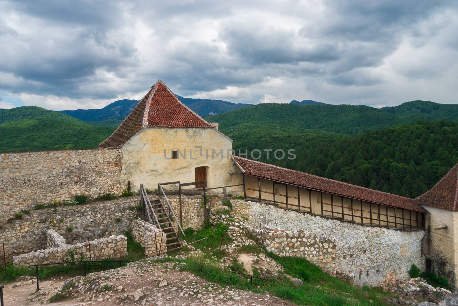 Historic and Medieval Fortress of Rasnov by adonis_abril