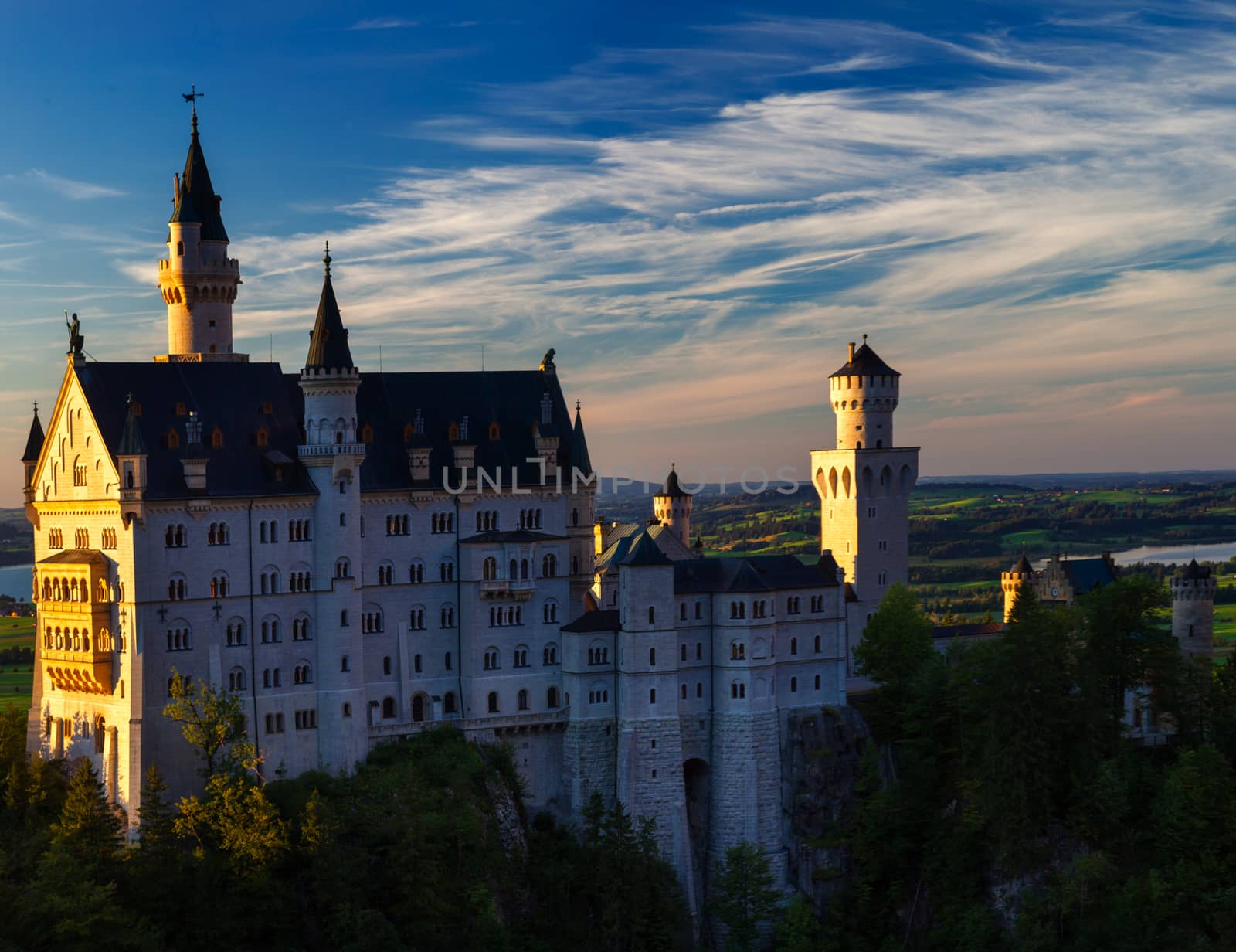 Schloss Neuschwanstein is a very popular castle in Bavaria, Germany.