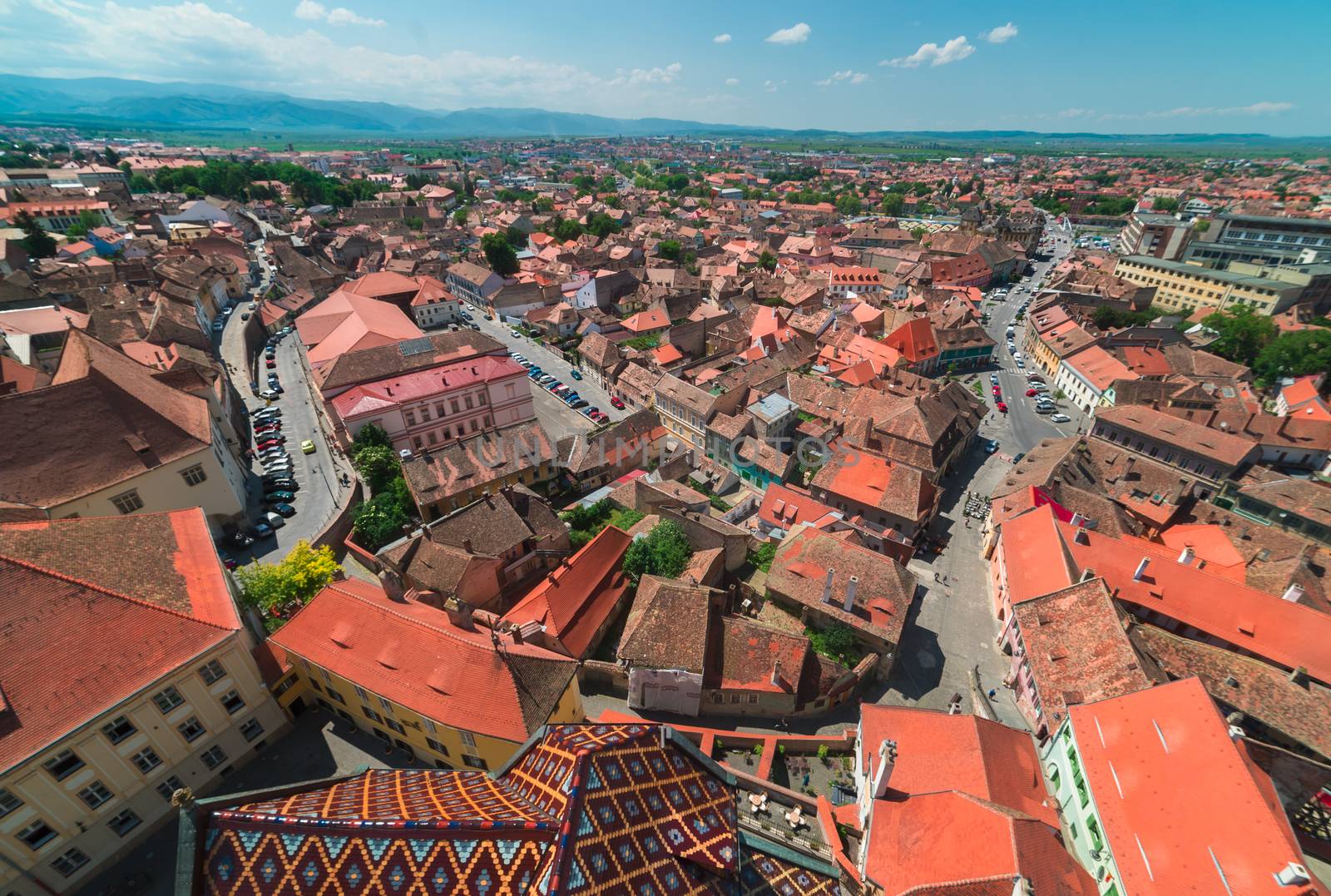 Sibiu is a city in the heart of Romania. It was the capital of Transylvania in the antiquities.