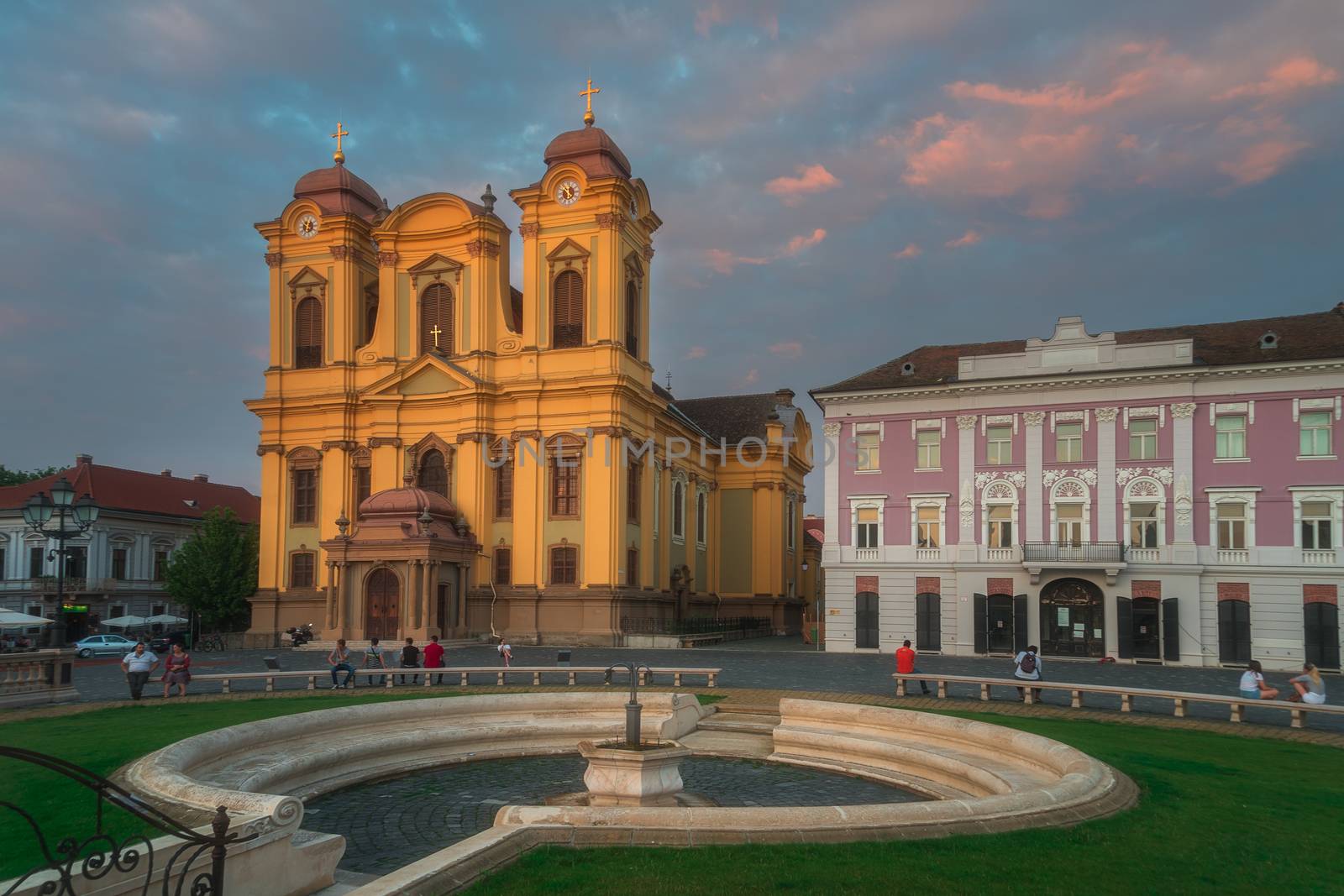 Piata Unirii, Union Square in Timisoara by adonis_abril