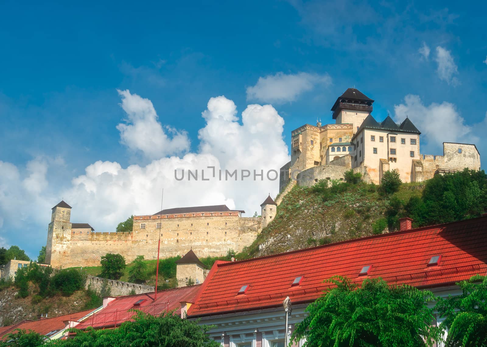 Trencin is a small town in eastern Slovakia famous for a castle on a rocky hill of the same name.