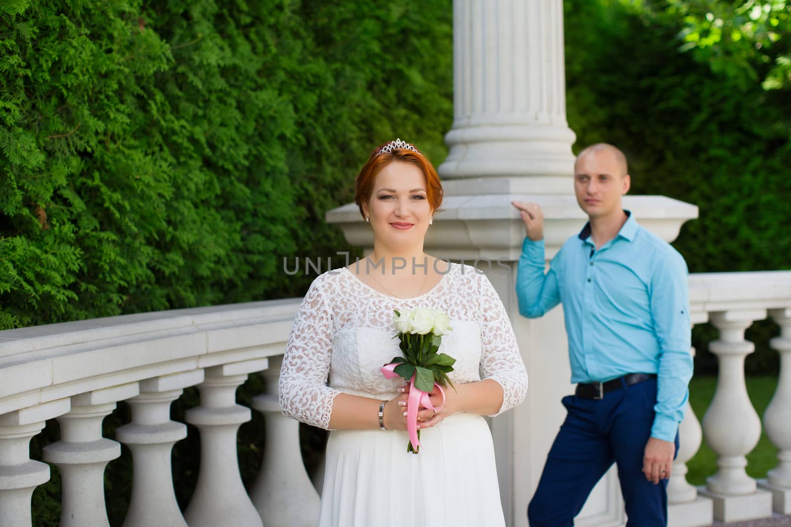 Beautiful bride and groom. Just merried. by lanser314