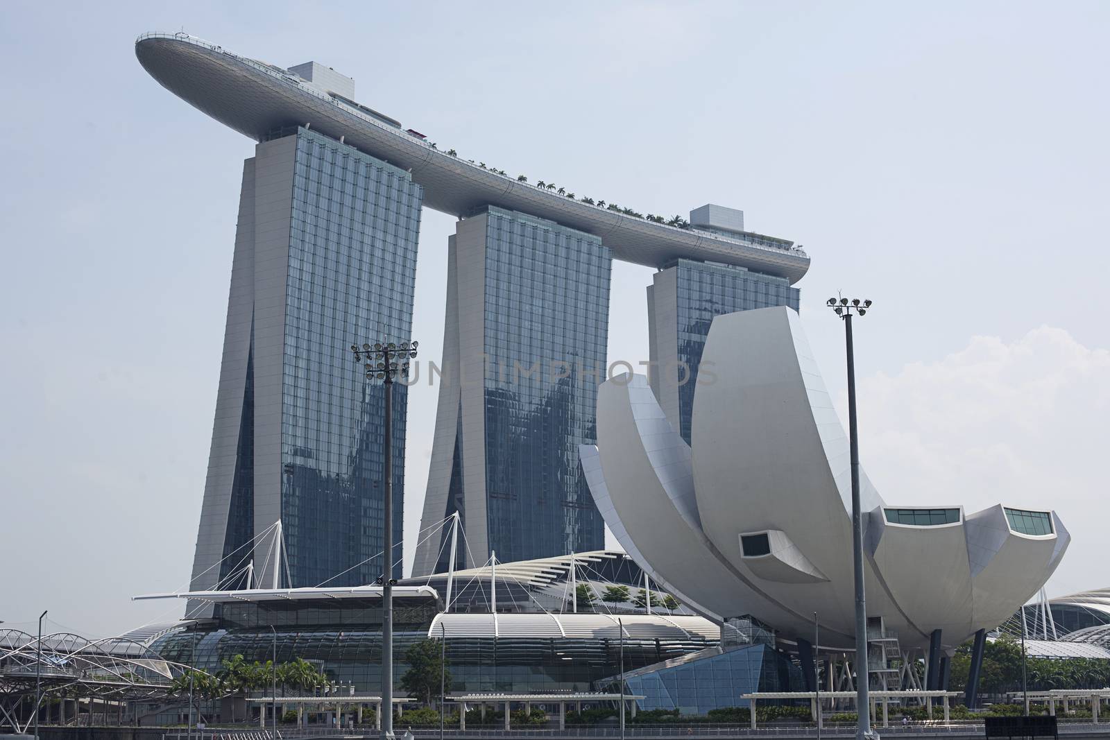 Singapore - 01 November 2014: The Marina Bay Sands Resort Hotel. It is the world's most expensive standalone casino