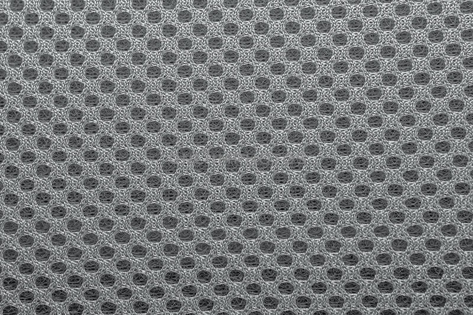 Texture background of polyester fabric. Plastic weave fabric pattern