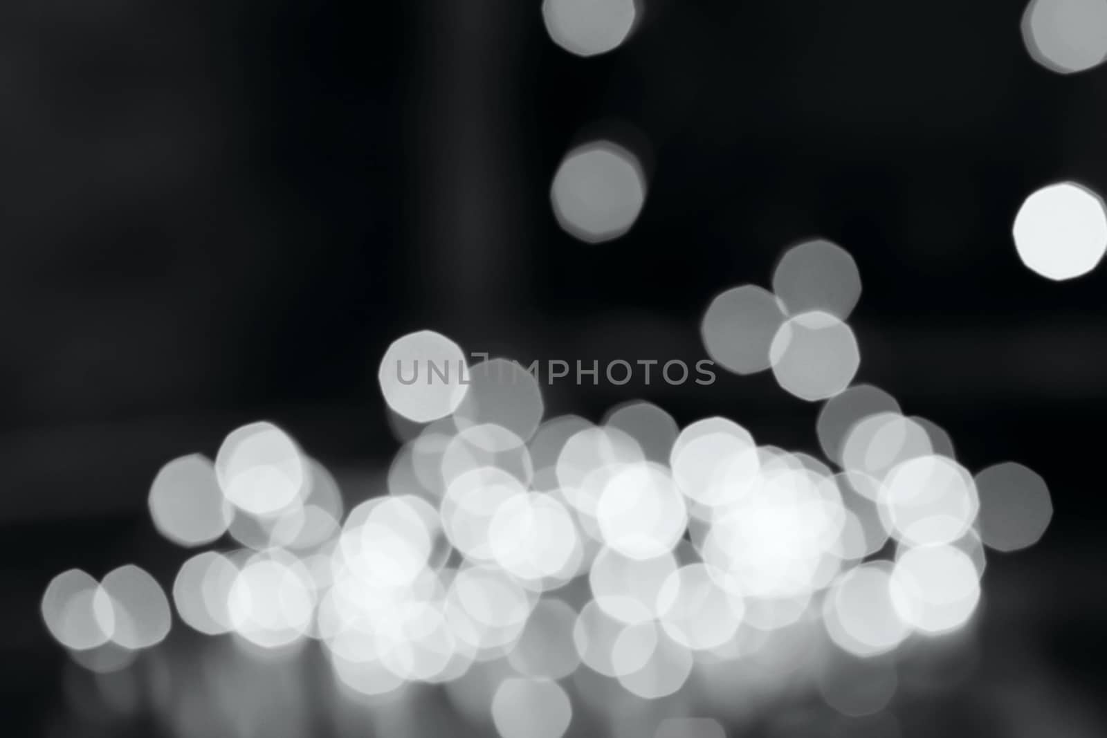 Bokeh lights. Beautiful Christmas background.