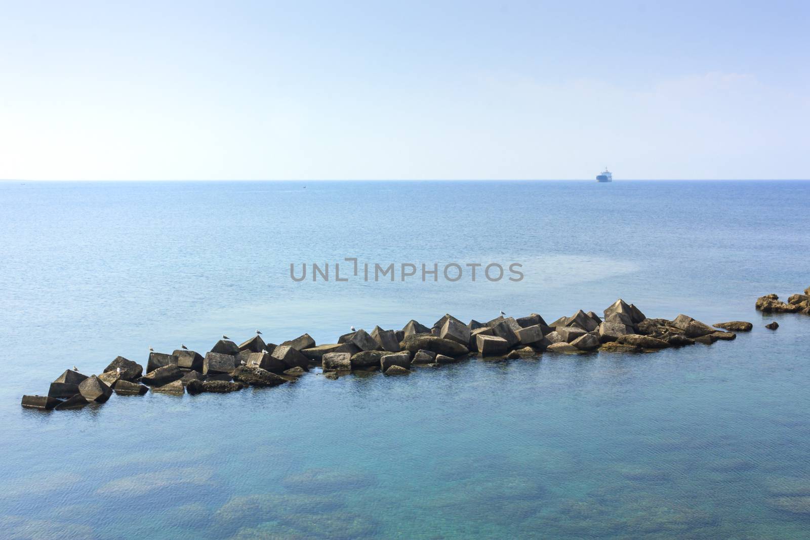 A view of the sea of Gallipoli by mailos