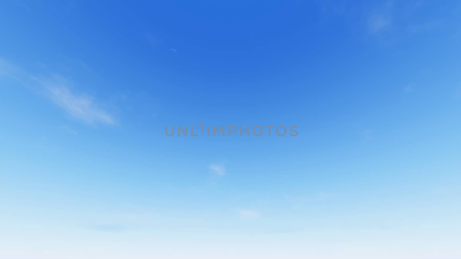 Cloudy blue sky abstract background, blue sky background with tiny clouds, 3d rendering

