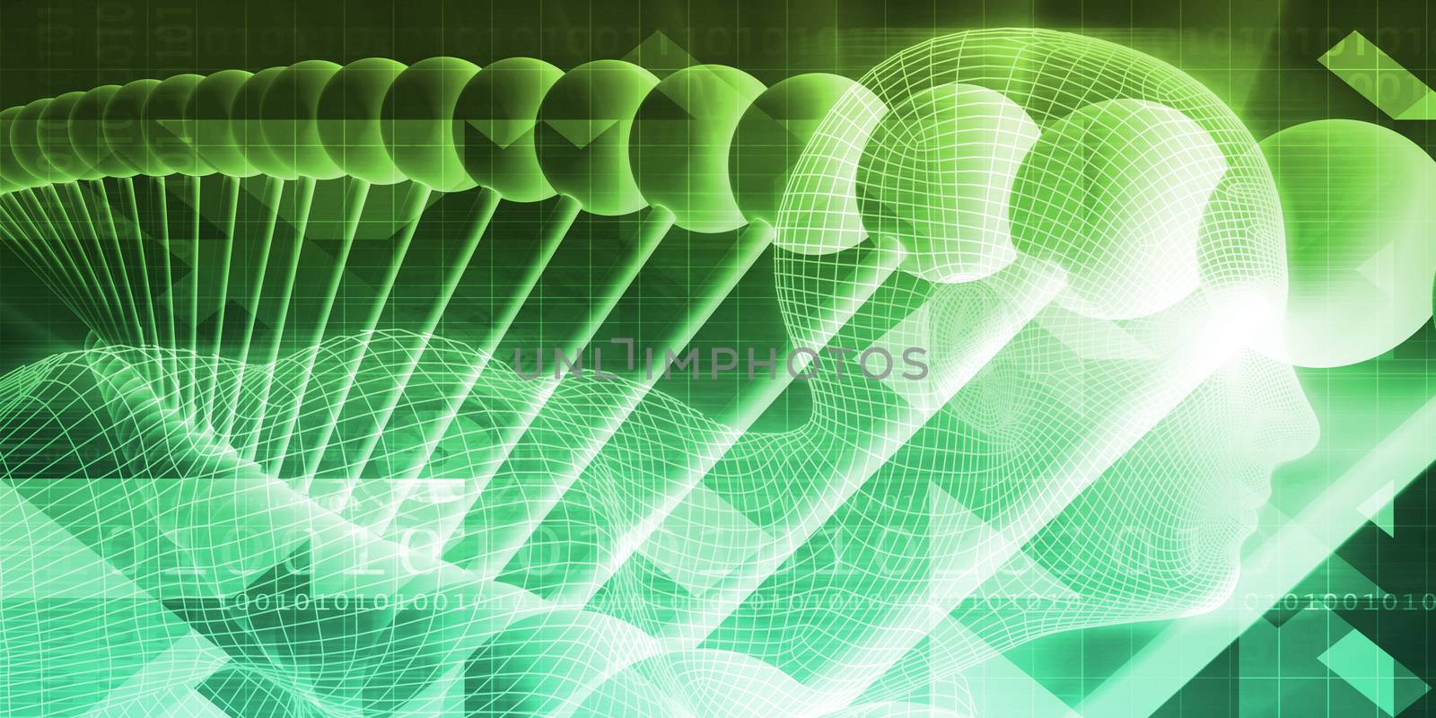Scientific Research and Anatomy Technology Concept Art