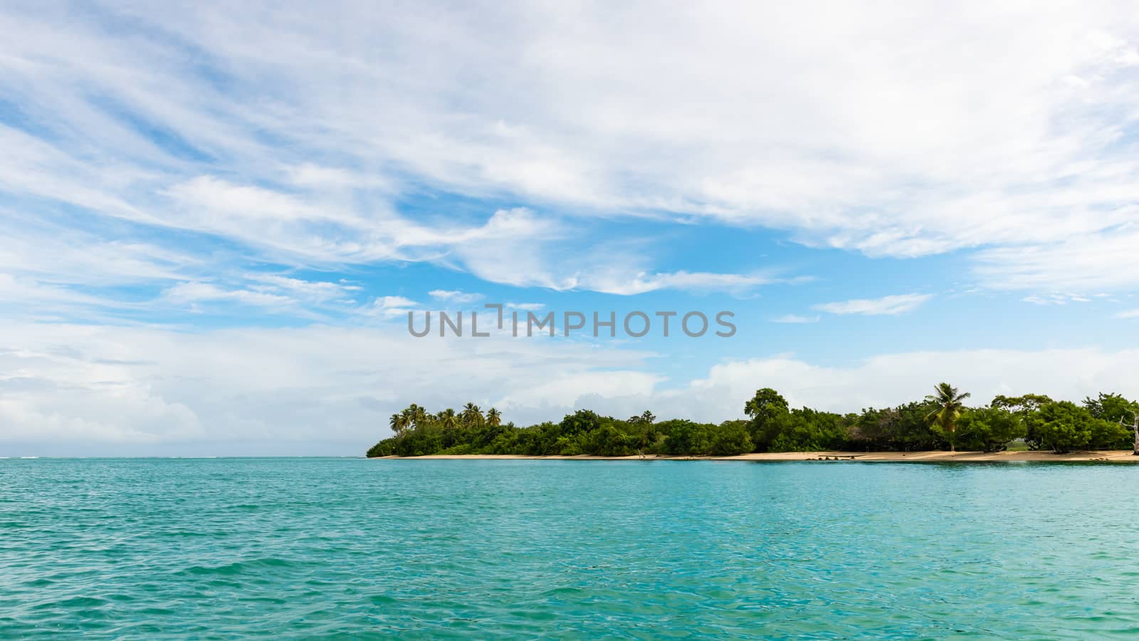 No Man's Land Tobago panoramic view tropical seascape beach bay Caribbean by Altinosmanaj