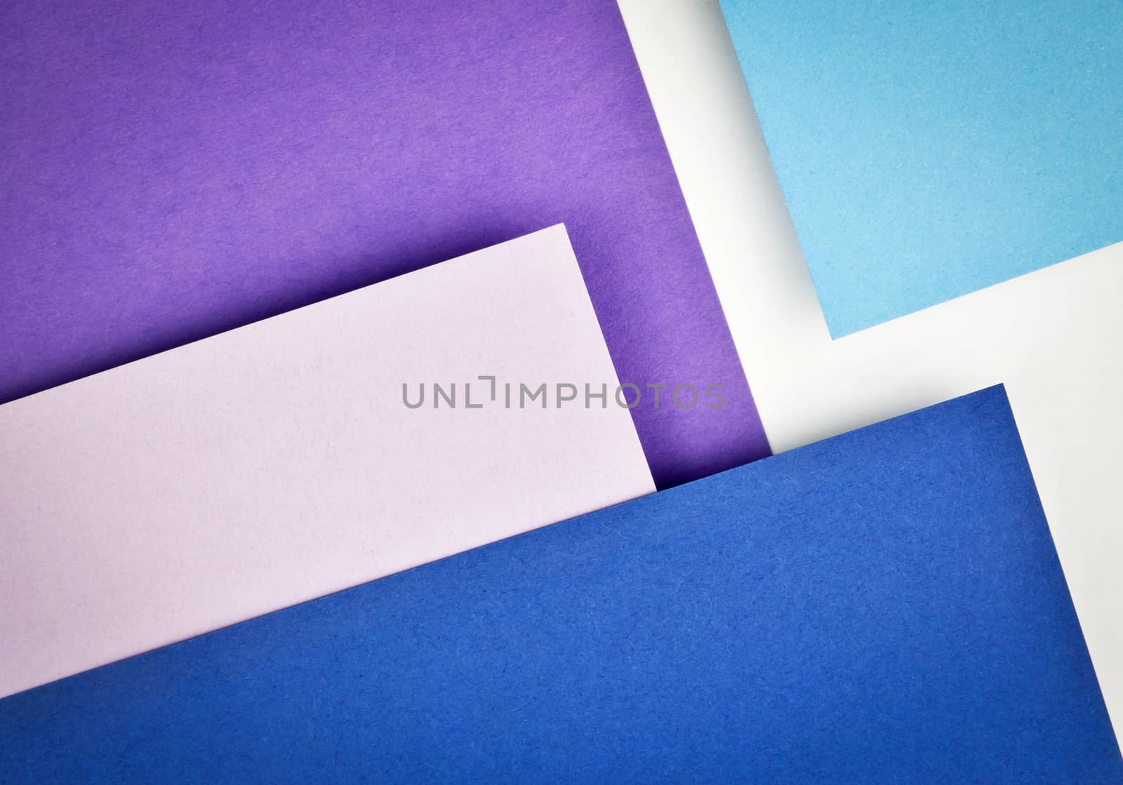 abstract background blue paper slanting over each other