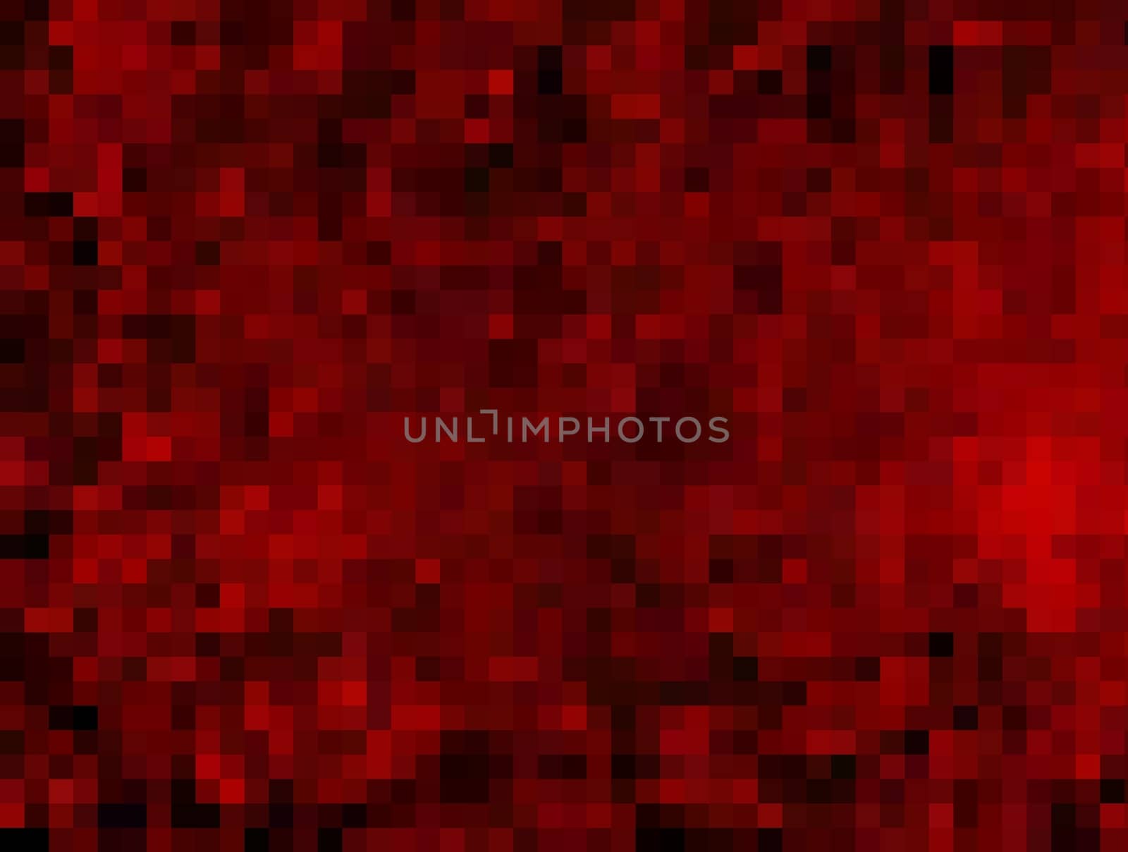 Abstract dark red squares pixelated background.