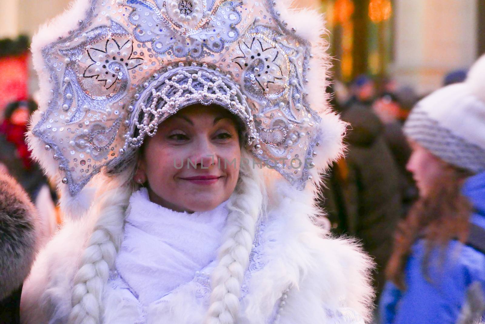 Russia Moscow in December 2016. Maiden is ready to be photographed