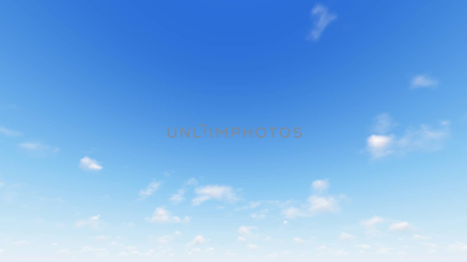 Cloudy blue sky abstract background, blue sky background with tiny clouds, 3d rendering

