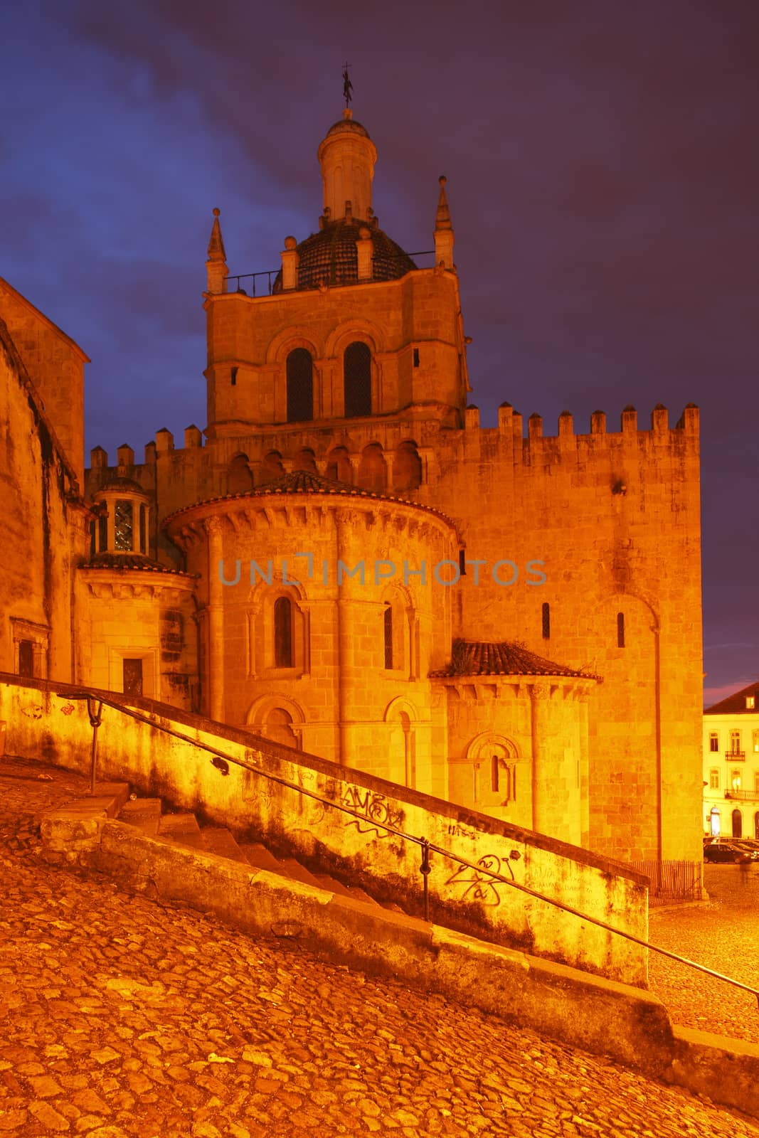 Old Catehdral Se Velha, Old Town,Coimbra, Beira Litoral, Regio Centro, Portugal