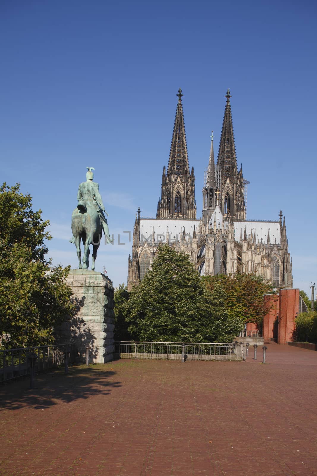  Cathedral and Monument of Kaiser Wilhelm II., Cologne, Germany