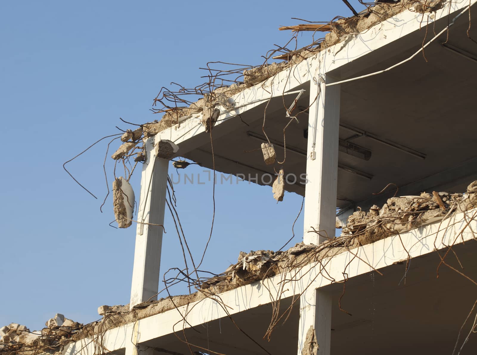 Building Demolition,  Condemned House, Bremen, Germany, Europe