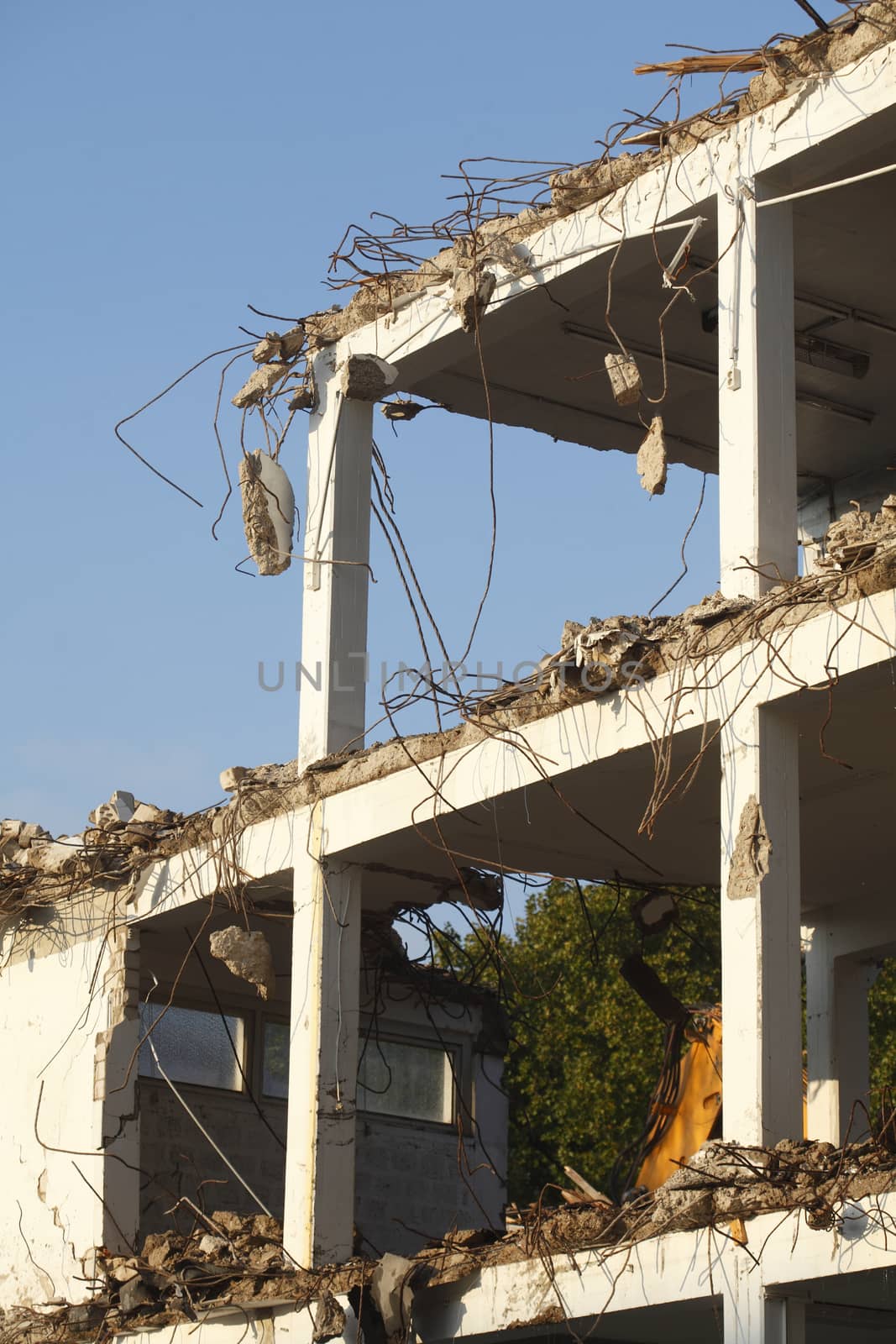 Building Demolition,  Condemned House, Bremen, Germany, Europe