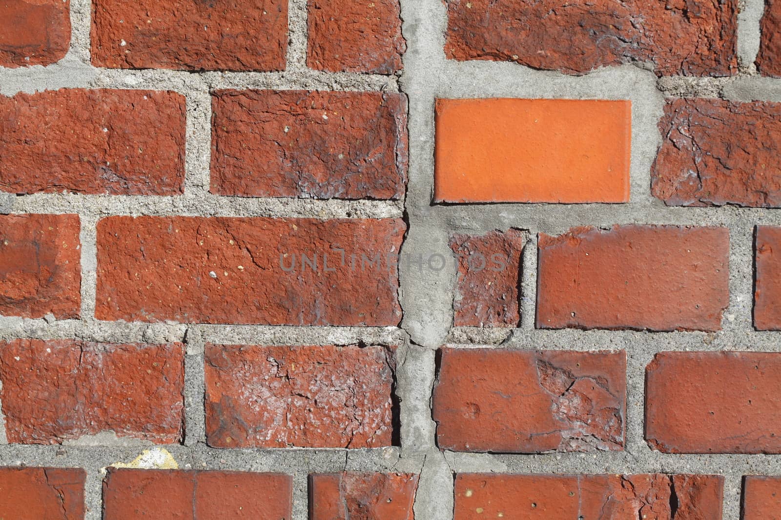 red brick wall
