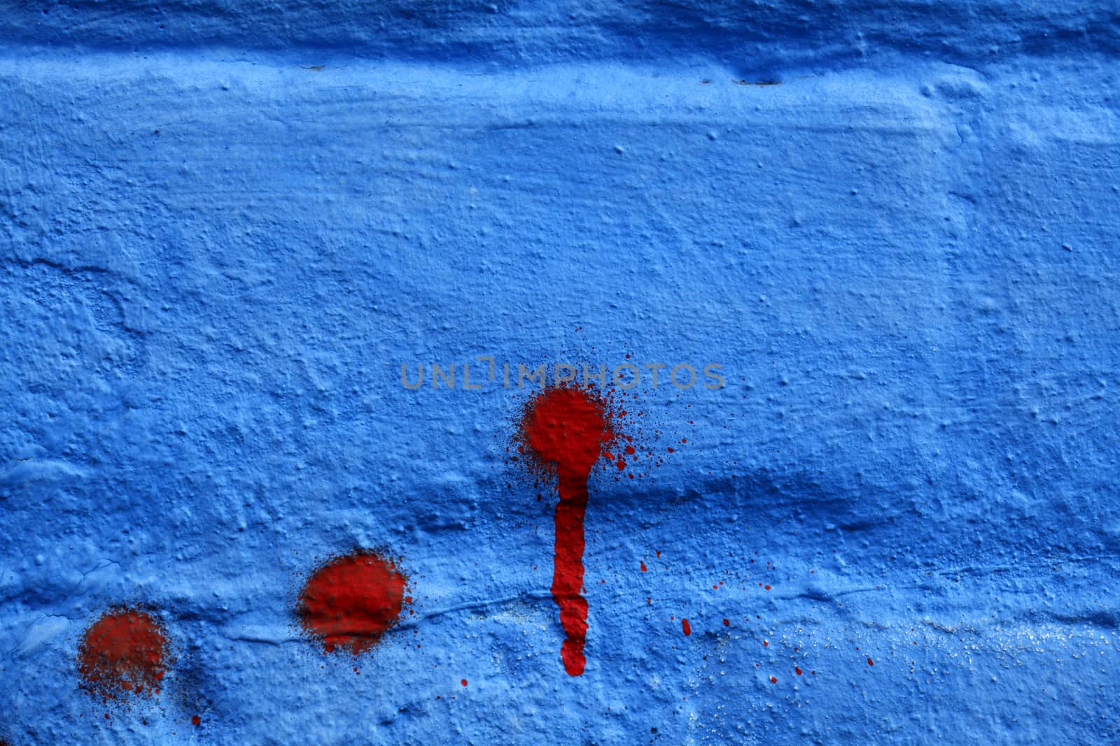 Blue  Brick in a Wall