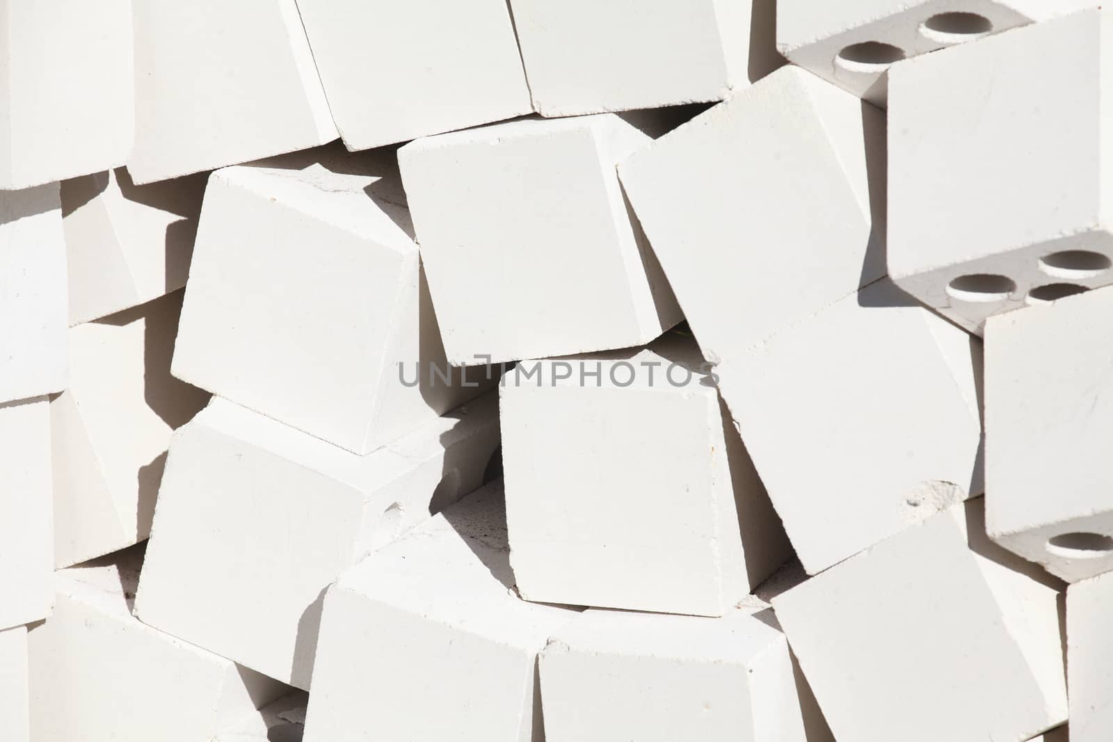 white building blocks