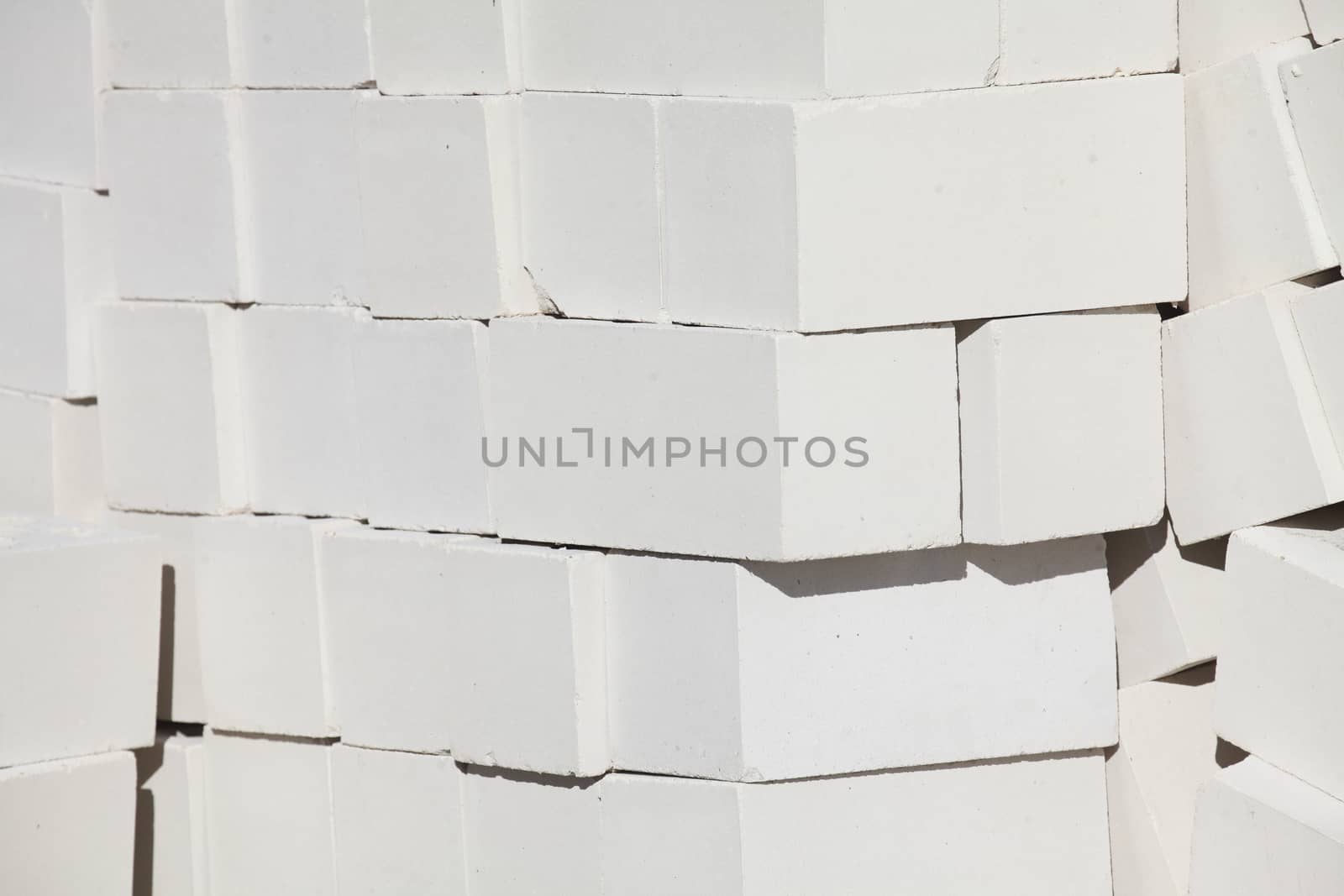 white building blocks