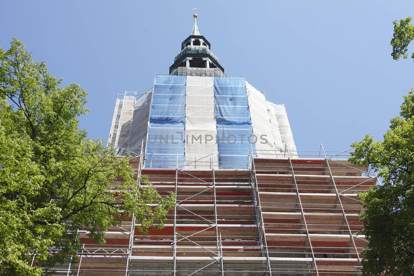 Greifswalder Dom, Construction Site, Germany, Europe