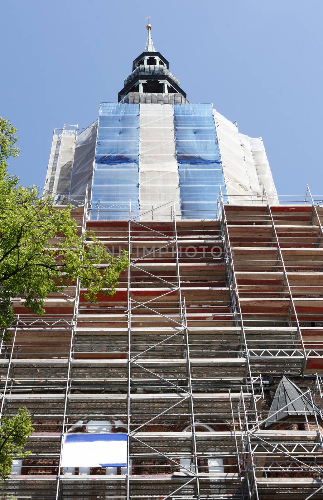 Greifswalder Dom, Construction Site, Germany, Europe