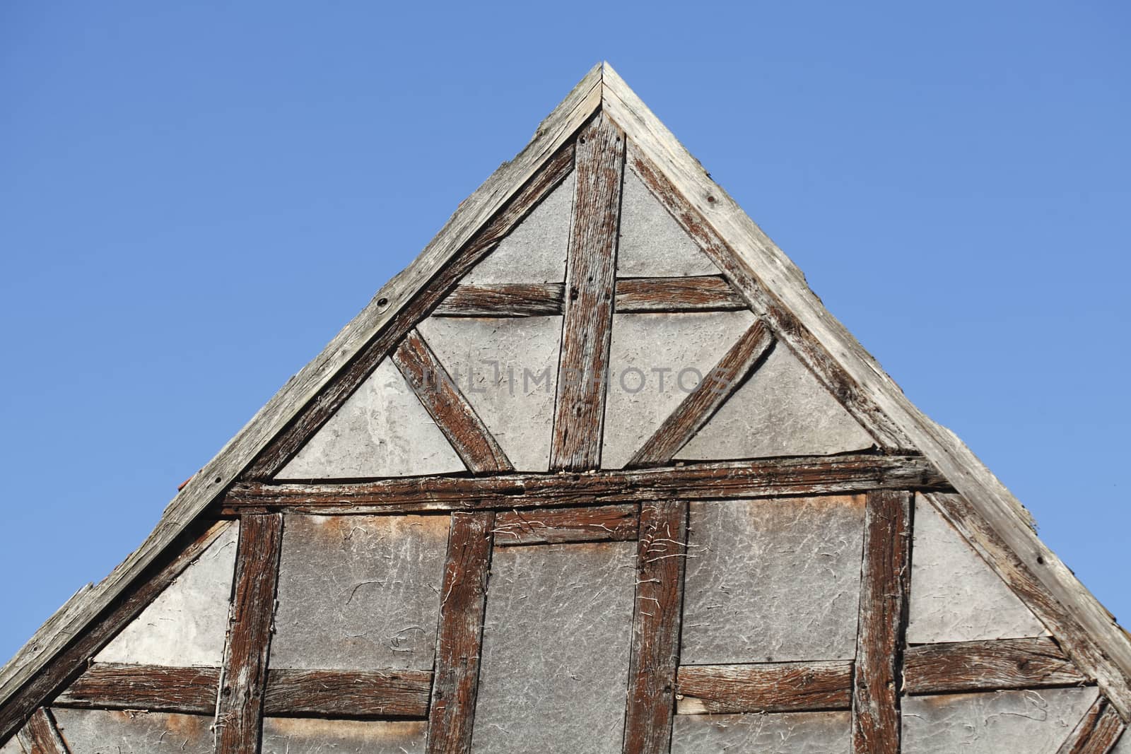 gable on a half-timbered house