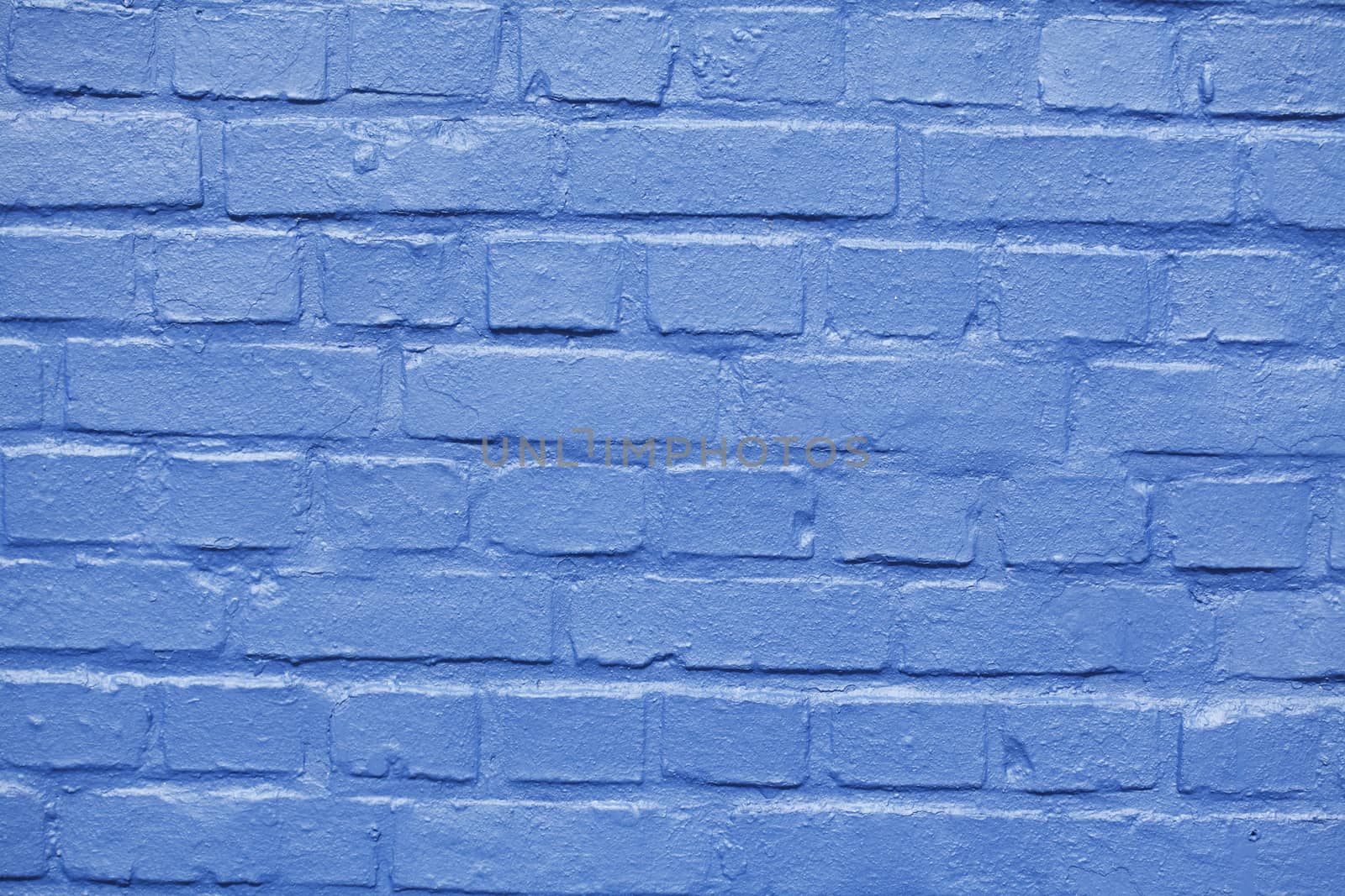 Blue Bricks with Blue srew in a Wall
