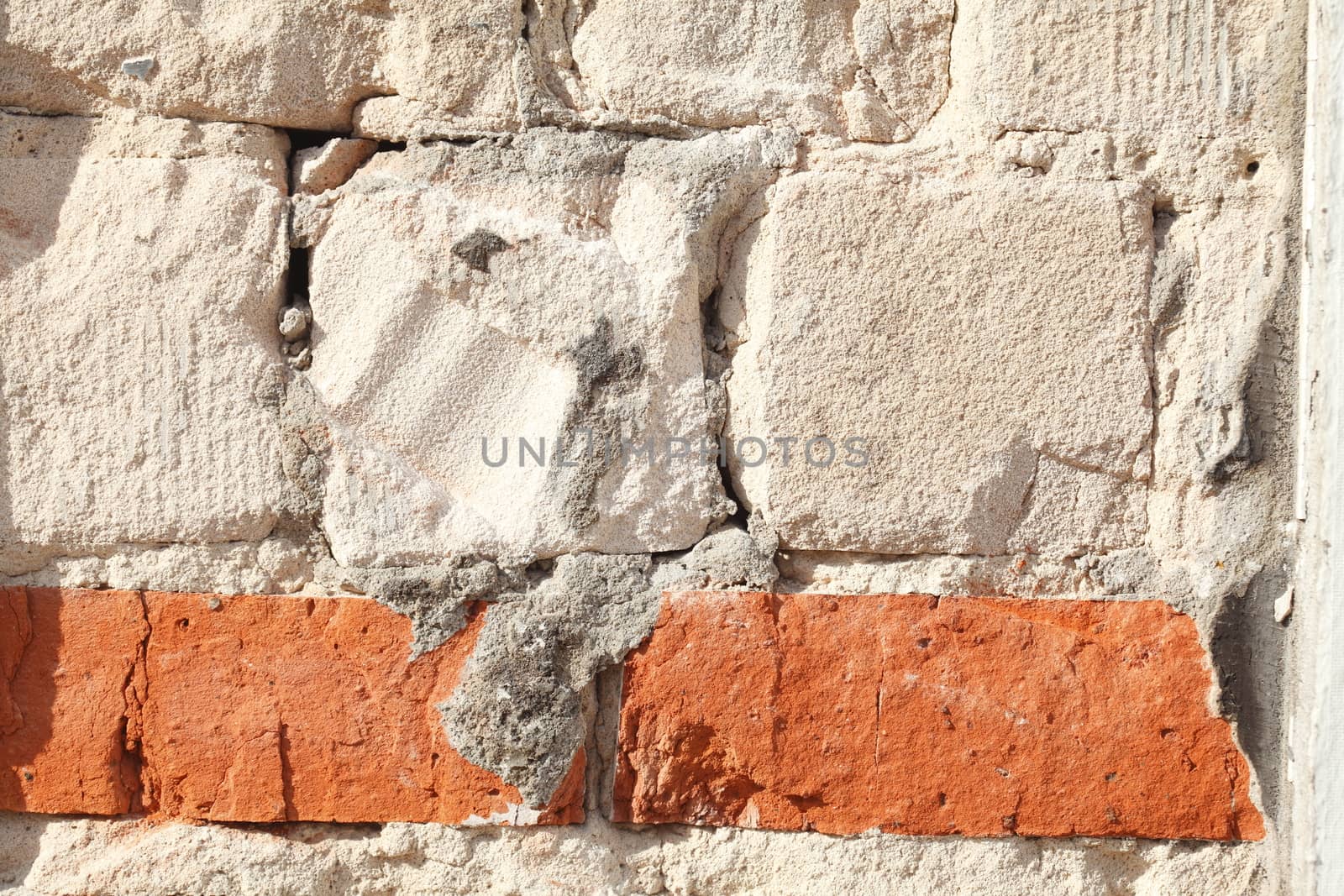  Wall with bricks
