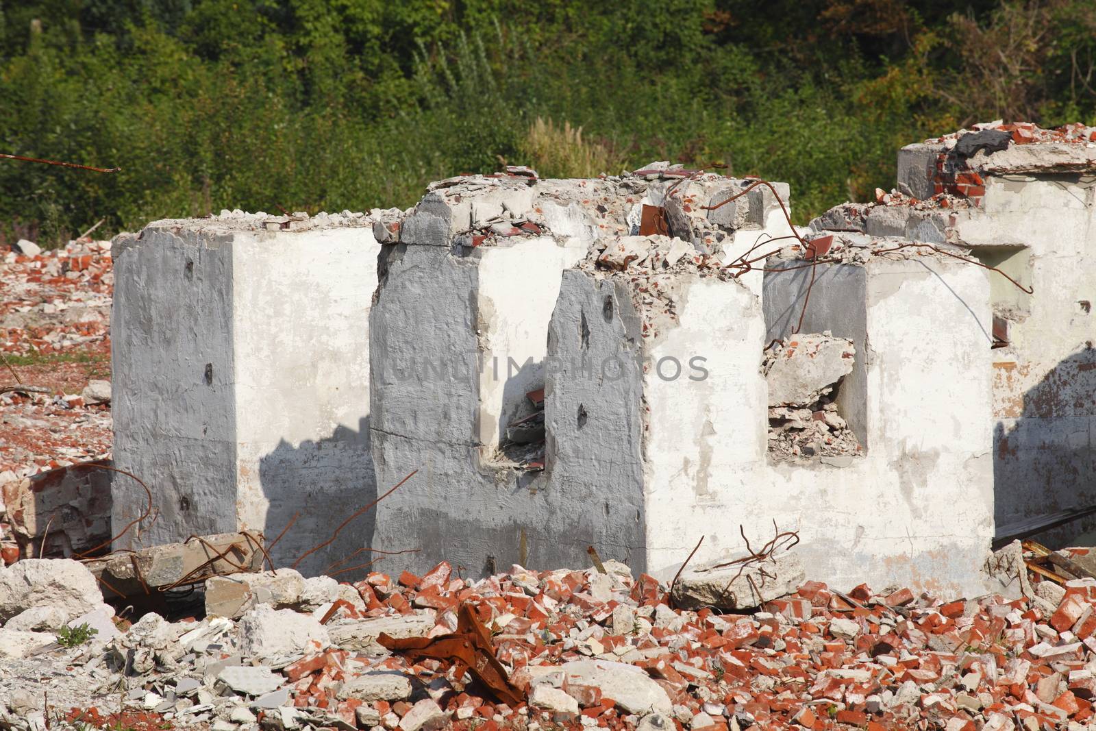 Ruins of a demolished  House