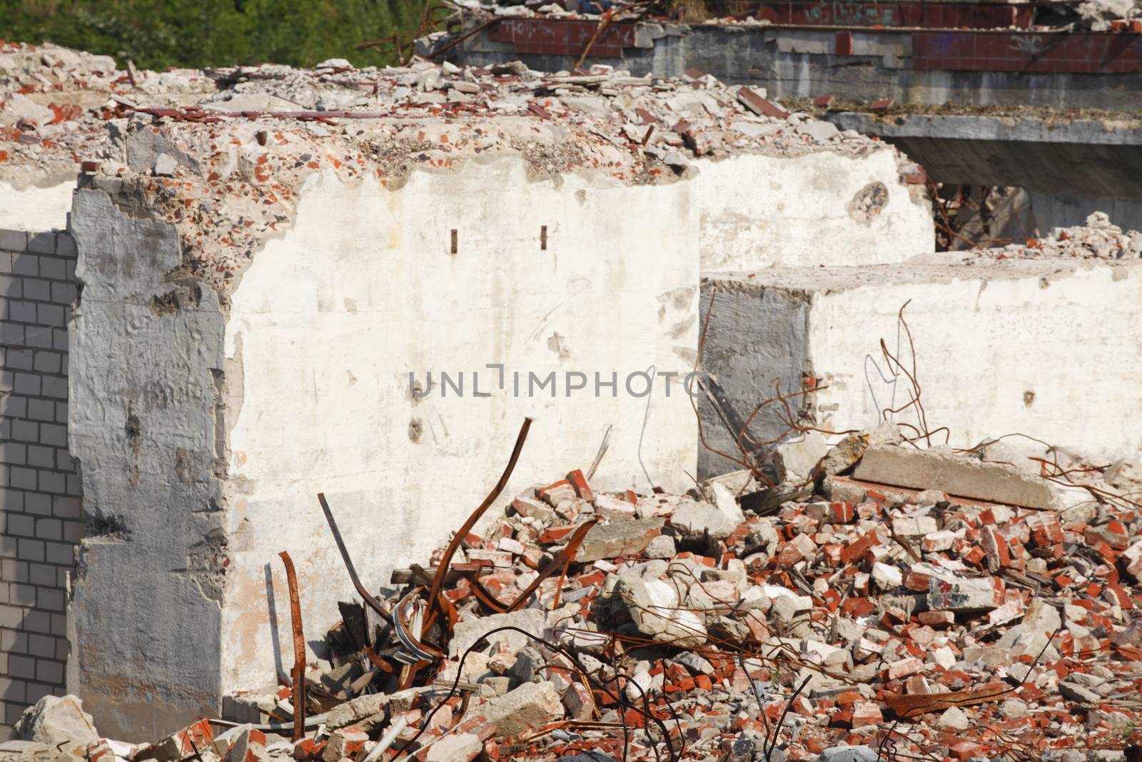 Ruins of a demolished  House