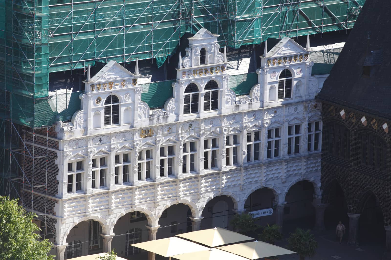City Hall, Construction Site, Lübeck, Germany, Europe